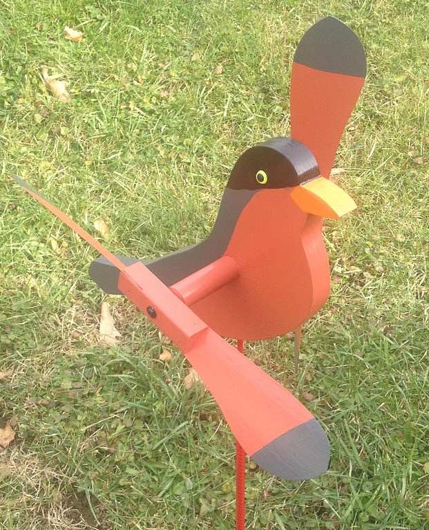 Whirlybird Robin Spinner w/Pole